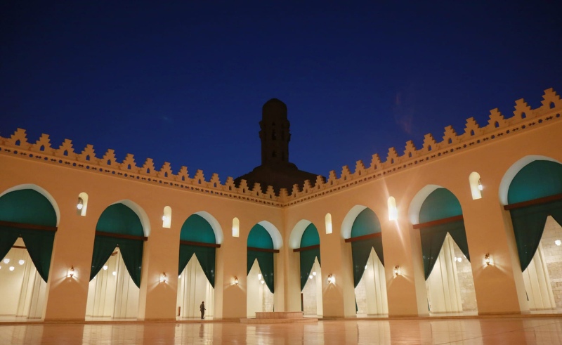 First Look Inside the Newly-Restored Al-Hakim Mosque at El Moez Street