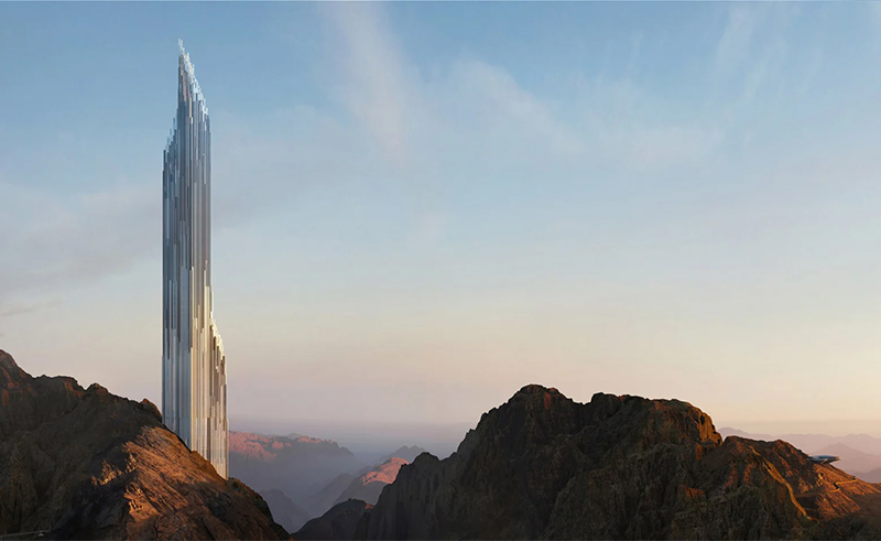 Zaha Hadid Architects Design Discovery Tower in NEOM’s Trojena